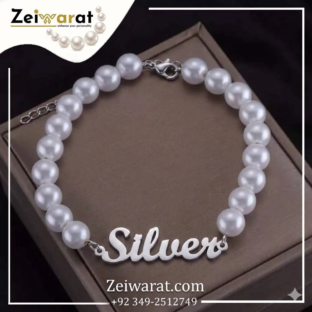 Lustrous Pearl Name Bracelet N2001