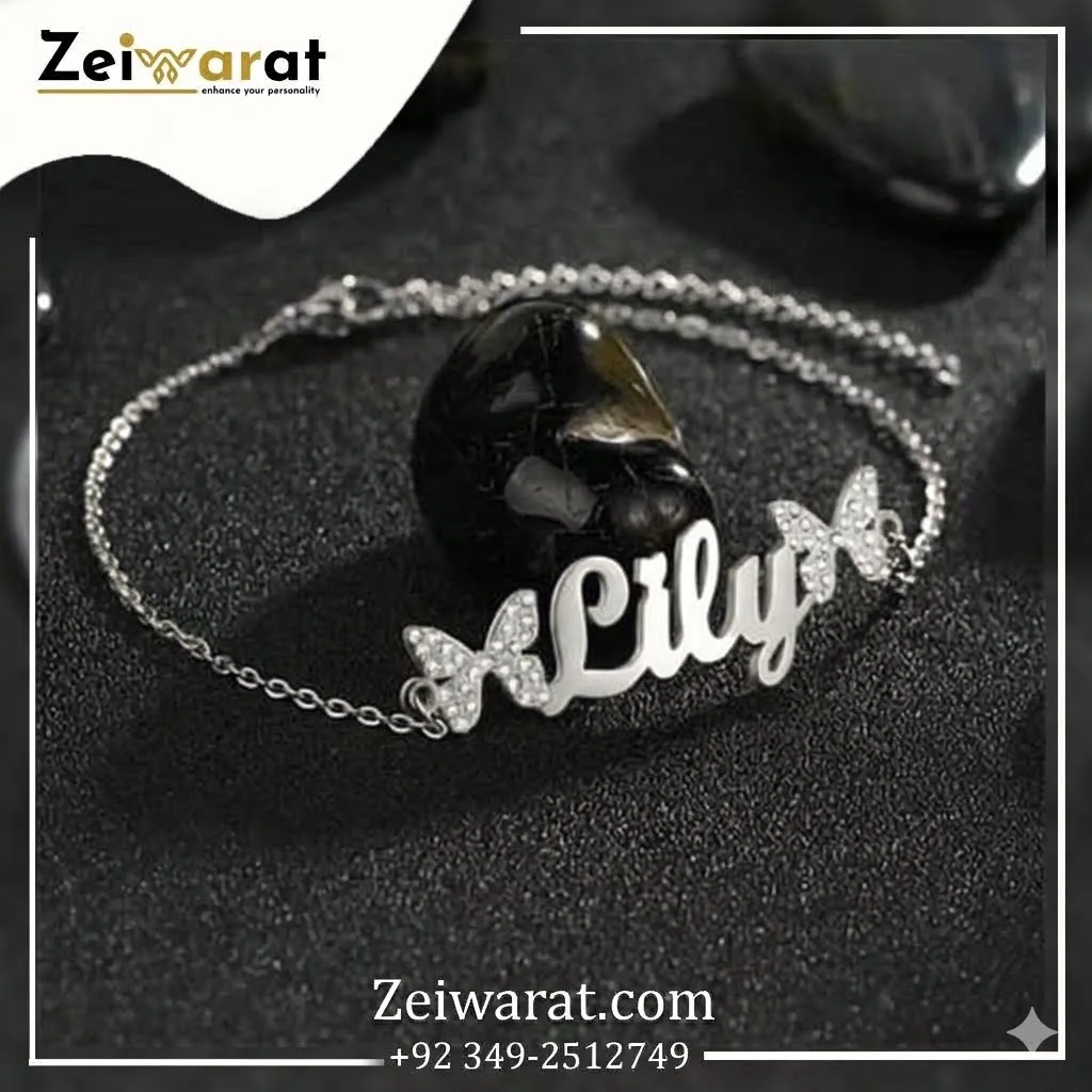 Crystal Flutter Name Bracelet N2005