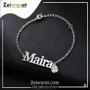 Block-Letter Crystal Wristlet Name Bracelet N2007