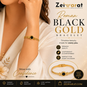 Roman Black Gold Bracelet