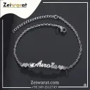 Crystal Butterfly Crown Name Bracelet N2010