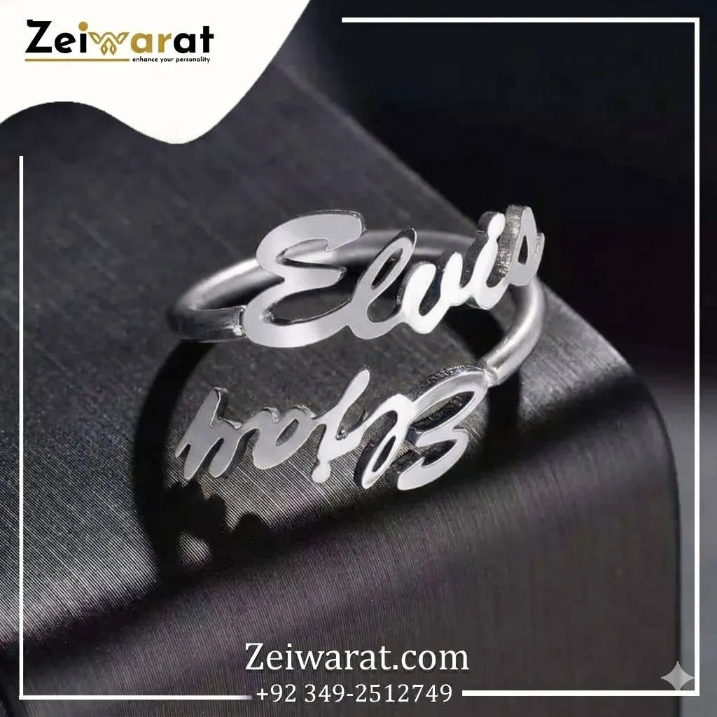 Two-Name Bypass Banner Ring N3001