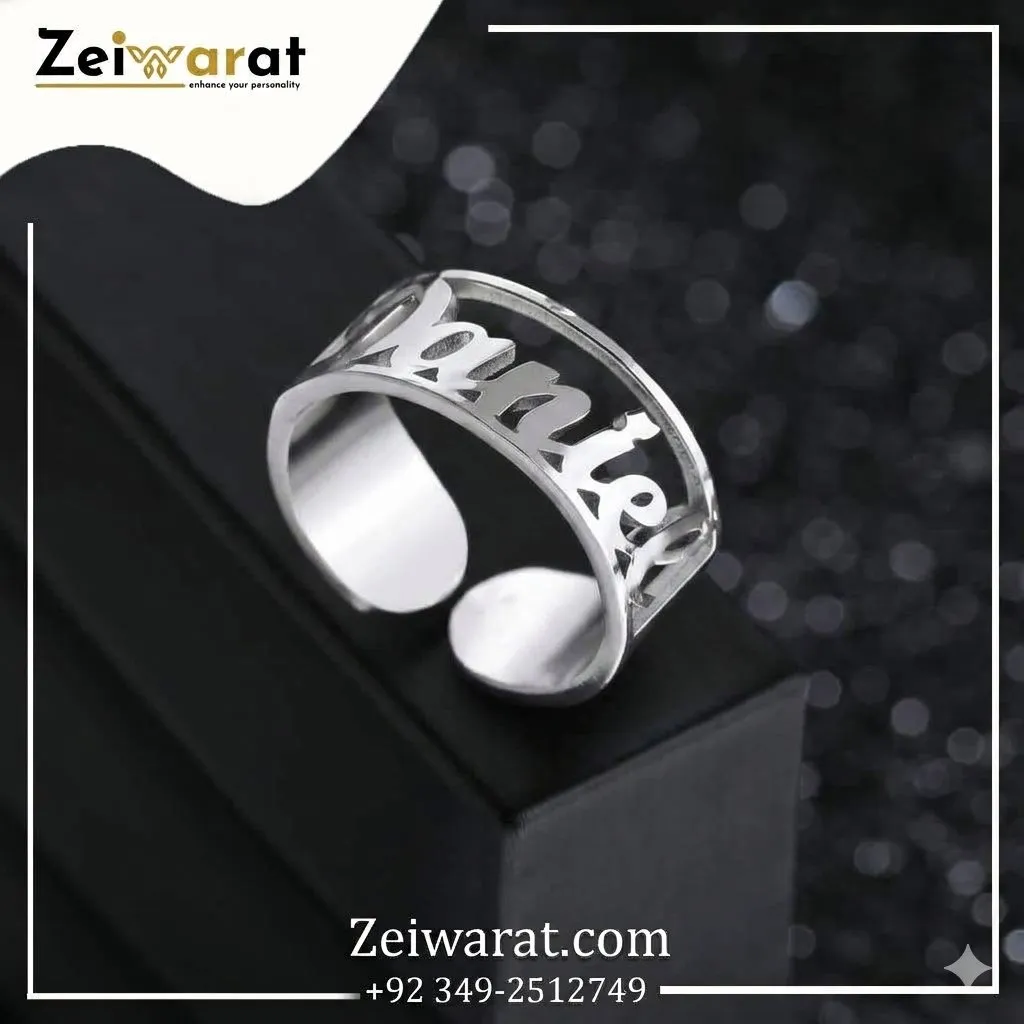 Statement Script Cutout Band N3003