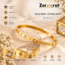 Golden Starlight Crystal Bangle
